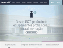 Tablet Screenshot of ingecold.com.br